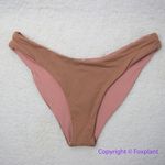 NEW People x Kya Stella praslin reversible bikini bottom, size M Brown Size M Photo 5