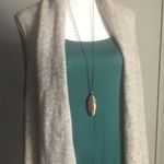 Gran Sasso Italian Designer Draped Wool Blend Sweater Vest Open Front Cardigan Size undefined Photo 5