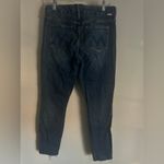 MOTHER Denim The Looker Ankle Step Fray Jeans Blue Size 28 Photo 1