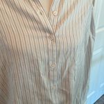 Levi's 😍😍 Cutest Levi’s White / Blue Striped Button Down Long Sleeve Shirt Photo 3