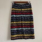 Alice + Olivia Ramos Embellished Skirt in MultiColor stripe sequin Size2 Photo 5