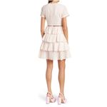 Stellah Tiered Eyelet Dress Deep V Photo 3