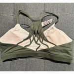 IAB MFG NWT 'Namaste' Strappy Sports Bra in 'Hunter' Green Medium Photo 6