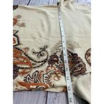 Talbots Light Wool Sweater Womens Petites Sp Paisley 3/4 Sleeves Photo 5