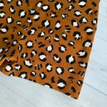 ZARA Basic High Waist Leopard Print Shorts Size M Photo 8