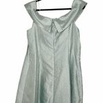 Rickie Freeman Teri Jon Off The Shoulder Jacquard Gown Seafoam Green 18 Photo 7