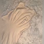 Vince NWOT Paneled Crew Neck Sleeveless midi Dress Ivory Fleece sz 12 Photo 2