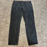 Current/Elliott  Distressed Black Denim Jeans Grunge Ripped‎ Casual Streetwear Photo 6