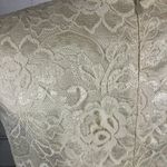 Leslie Fay Vintage 80's sleeveless lace cream dress with ruffles size 10 Photo 7