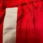 Danielle Guizio‎ red nylon sweatpants RARE Photo 5