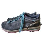 La Sportiva TX2 EVO Women 7 US Grey Leather Low Hiking Shoes Vibram Soles FLAWS Photo 12