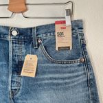 Levi's 501Original Womens High Rise Cotton Denim Shorts Chewed Hem Size 32 Photo 5