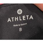 Athleta Pink Black Capri Cropped Leggings Photo 2