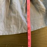 Japna  Smocked Puff Sleeve Square Neck Peplum Top Blue Cotton Small Cotagecore Photo 7