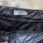 Tobi Leather High Waisted Shorts Photo 4