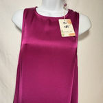 BEFORE YOU Magenta Maxi Length Shift Dress NWT Wedding Guest Classic Pockets Pink Size M Photo 1