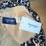 NWT Swimsuits For All Swimsuit Leopard Print Size 18 Brown Photo 3