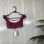 Solid & Striped NEW  The Paloma Bikini Top Seersucker size S Small NWT Photo 2