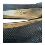 Salvatore Ferragamo Vintage  Leather/Patent Pumps Dark Blue Navy black Size 8 AAA Photo 10
