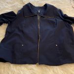 ATTYRE WOMENS JACKET SIZE 2X BRAND NEW COLOR NAVY BLUE LENGTH 27” BUST 48” Photo 6