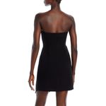 Liv Foster Asymmetric Hem Short Cocktail and Party Dress Size 12 Black Photo 1
