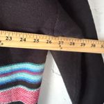 Woman Within  Sweater Womens 18 20 Large Black Gray Cardigan‎ Toggle Knit Striped Photo 6