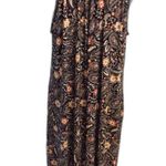 Bar III High Neck Maxi Floral Print Racer front back Size XL Womens Photo 2