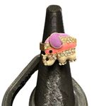 Boutique Adorable Elephant Ring 7.5 Adjustable Pastel Photo 1