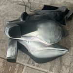 Shoe Dazzle Adina Faux Suede Heeled Boots in Grey Size 10, New w/o Box Photo 6