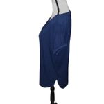 matty m Women Ladies French Terry Top Blue Marine Size M Photo 2