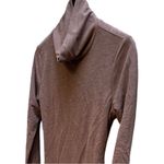Atoir by Revolve The Baseline Mini Dress Coffee Mock Neck Cut Out Long Sleeves Brown Size 8 Photo 7