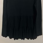 ZARA  Pullover Black Tiered Sweater Size Small Photo 7