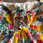 Loft Floral Tie Back Peplum Cami Size 4 Photo 15