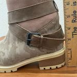 ROSS & SNOW “Emilina” Weatherproof Shearling Camo Moto Ankle Boots Size 6 Photo 11