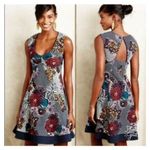 Maeve Anthropologie  Floral Ponte Fairchild Dress - small Photo 1
