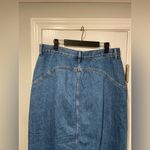Madewell NWT Size 10 Denim Western Maxi Skirt in Emario Wash Photo 4