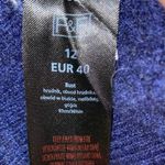 F&F Navy/White Nautical Striped Cashmere Knit Boatneck Pullover Sweater Photo 4