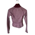 Lululemon Always Alert 1/2 Zip in Heathered Garnet Photo 5