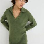 Abercrombie & Fitch NEW Thyme Green Sweater Dress Size Large Tall Photo 1