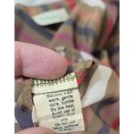 Vintage Bethany Size M Striped Earth Toned Blouse Tan Size M Photo 4