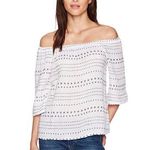 Michael Stars Daisy Off The Shoulder Top in White Photo 3