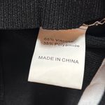 Pretty Garden Black and White Striped Zip-Up Vest Women Size Medium Photo 3