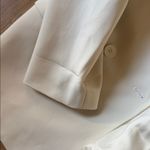 Henne Cream Oversized Blazer White Size undefined Photo 3