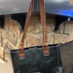 Tote bag Elegant Black Leather Tote Bag Photo 1