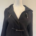 Claudie Pierlot Women's Black Hooded Peacoat Size M Photo 2