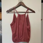 Charlotte Russe Dusty Rose Suede Wrap Tank Photo 1