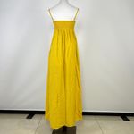 Farm Rio NWOT  Linen Blend Yellow Sleeveless Maxi Dress Size XS Photo 4