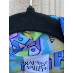 Vintage Napa Valley Track Jacket Large 90s‎ Beach Fish Vacation Nautical Blue Photo 4