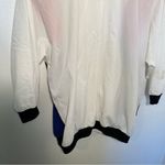Vintage Regal Windbreaker Sweatshirt White Geometric Size M Photo 9