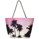 Avon Pink Palm Tree Tote Bag Photo 0